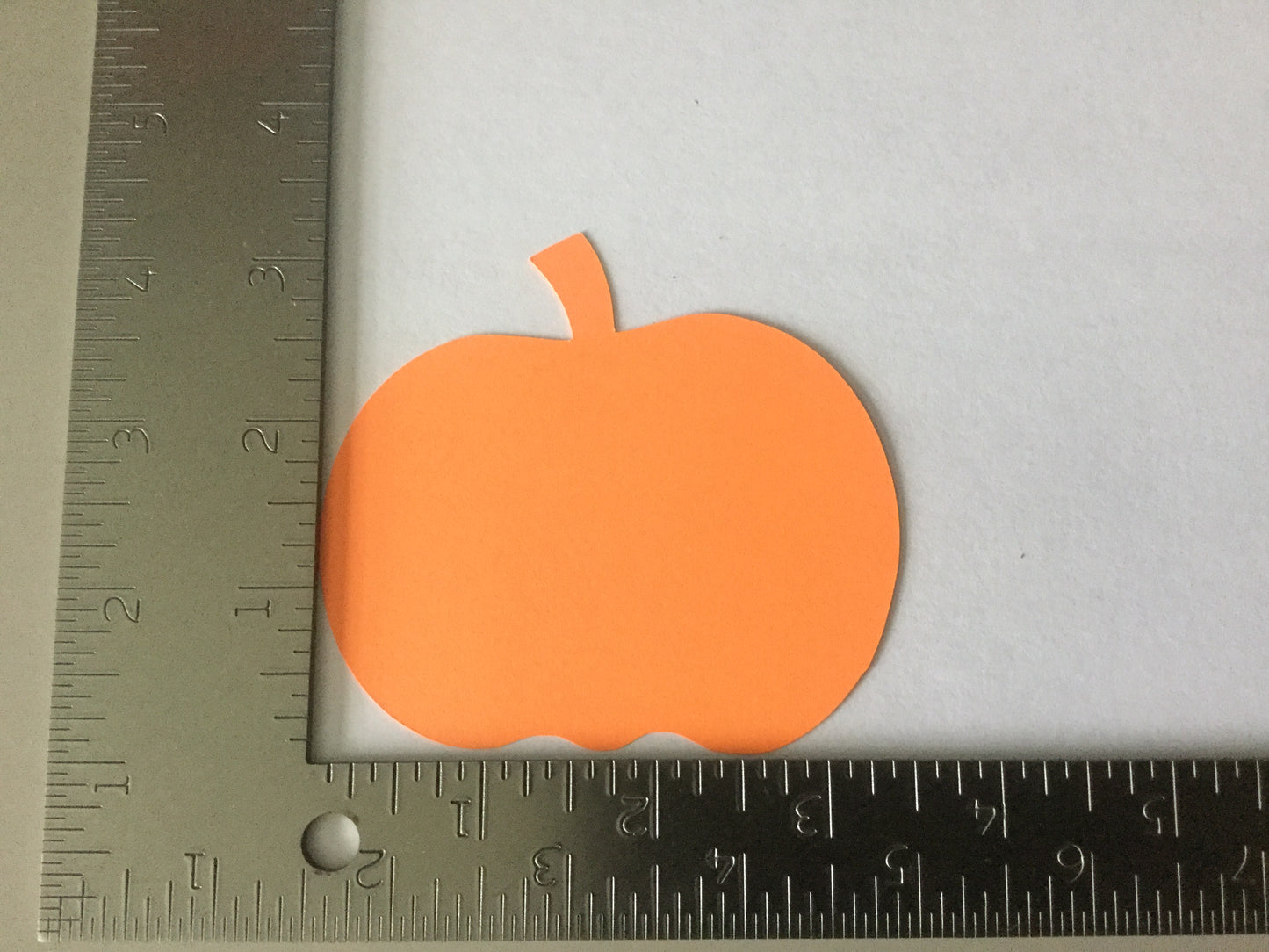 24 Orange Pumpkin Cut Outs Pumpkin Die Cuts Halloween Confetti 3 1/4 Inch Pumpkins Fall Cut Outs Thanksgiving Decor