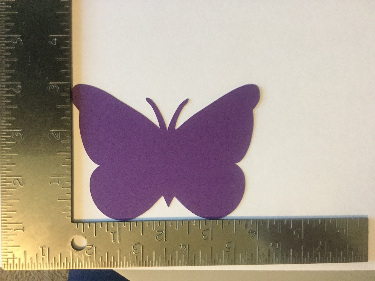 25-Piece Purple Butterfly Paper Die Cuts (3×4 in) — Shape Confetti, Scrapbooking, Party Décor, Handmade Embellishments