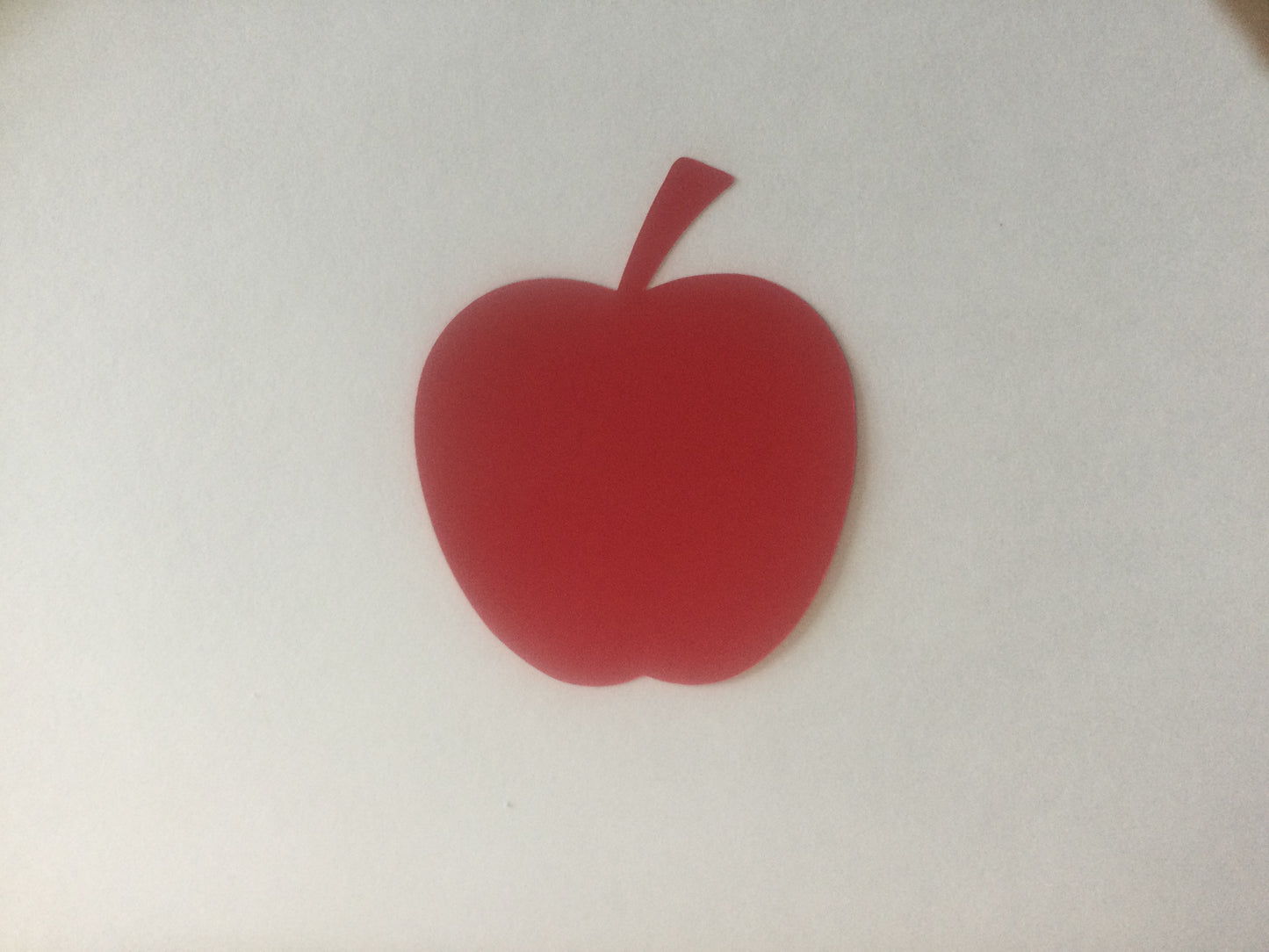 25 Red Apple Die Cuts Fall Decor Teacher Supplies Apple Cut Outs School Bulletin Boards 3 1/2 inch Apples