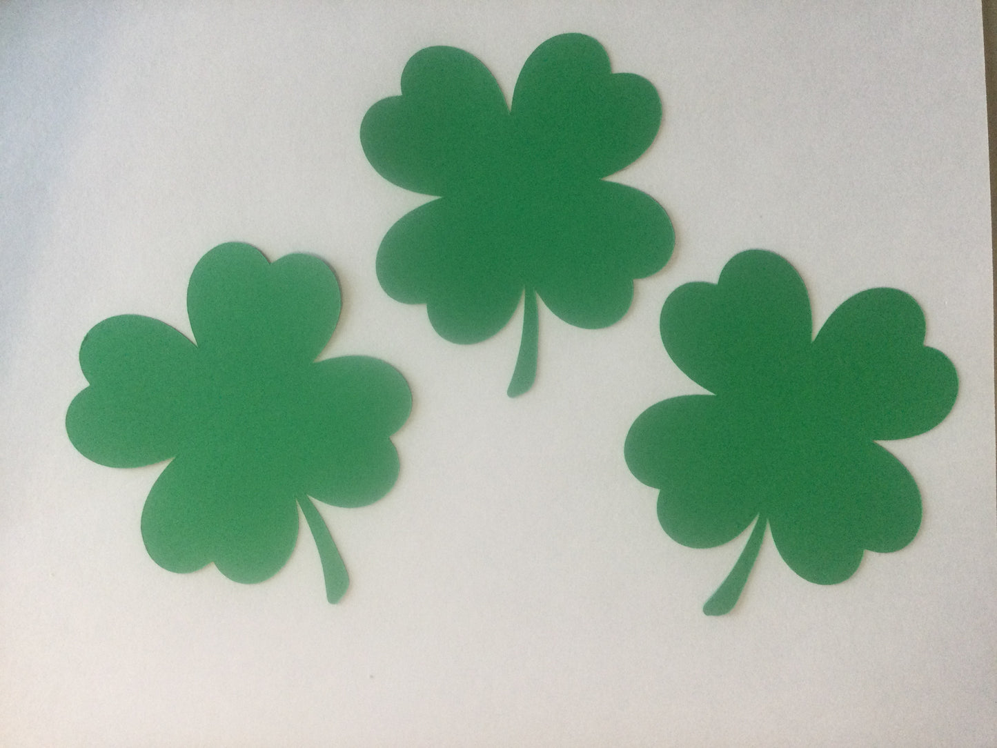 25 Four Leaf Clover Cut Outs 4 Inch