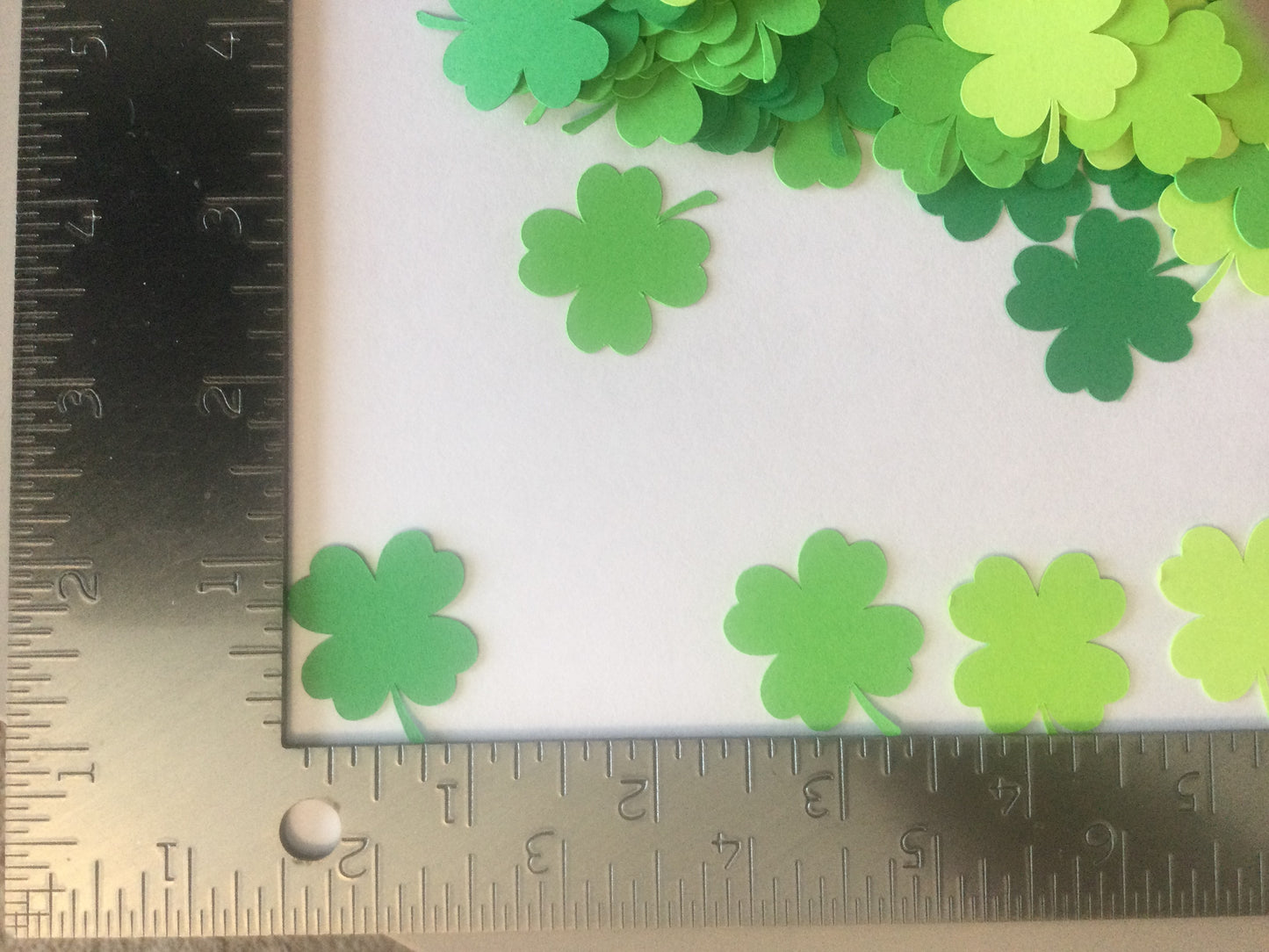St Patrick's Day Confetti Green Four Leaf Clover Shamrock Confetti