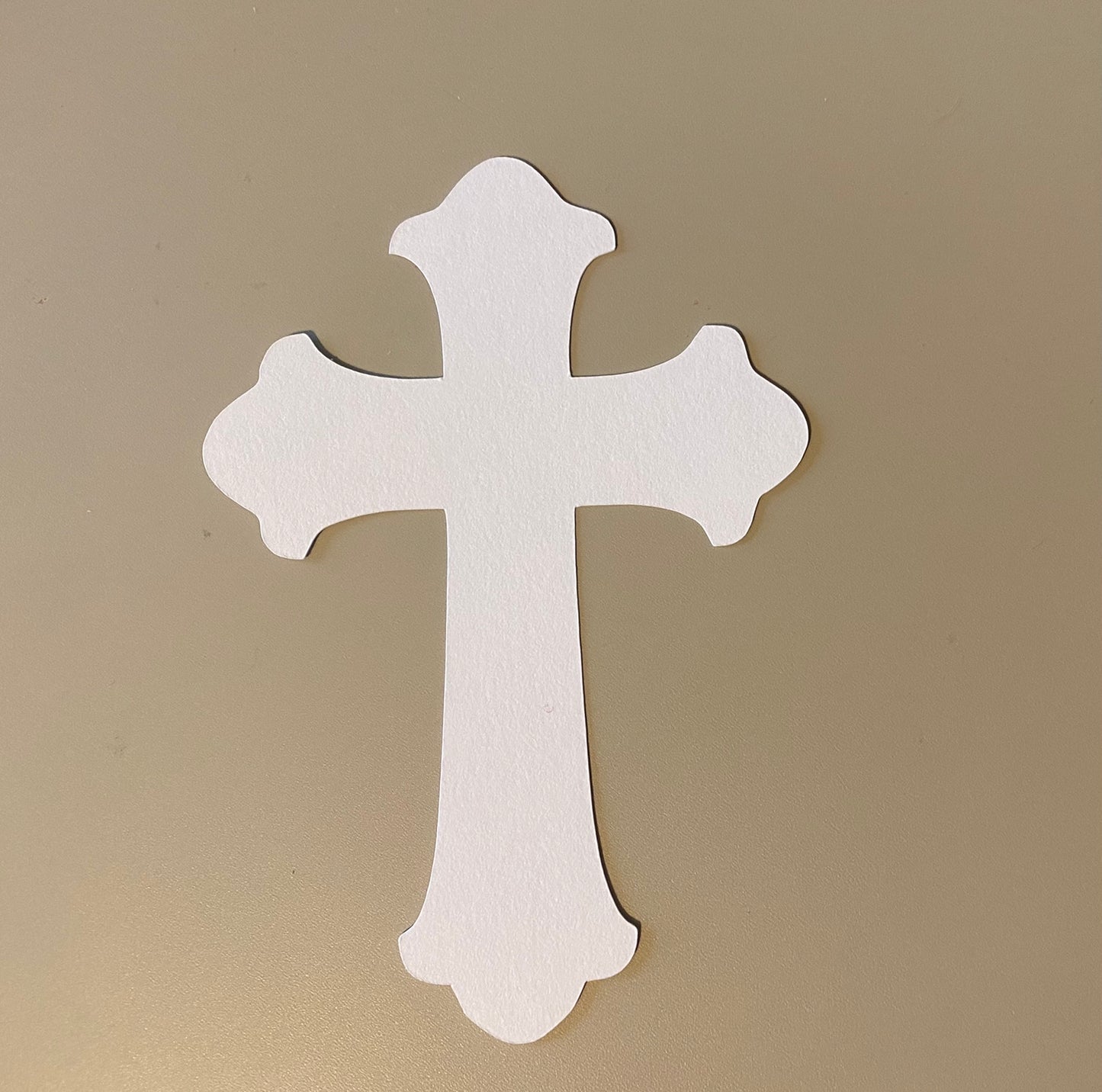 20 Paper Cross Die Cut 5 Inch Cross Cut Out Christmas Crafts Paper Cross Easter Cut Out