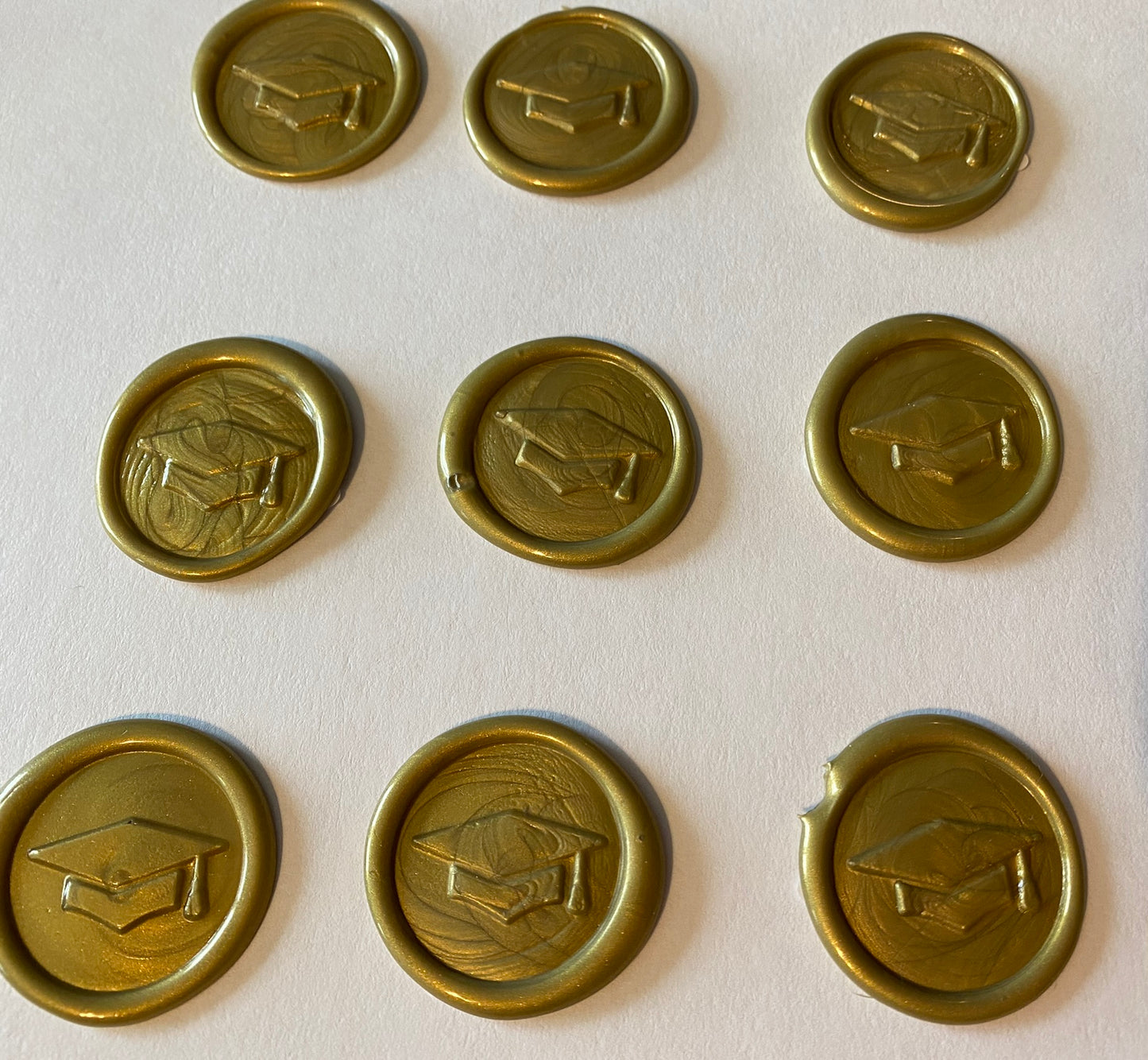 Graduation Wax Seals Graduation Invitation Seals 10 Count