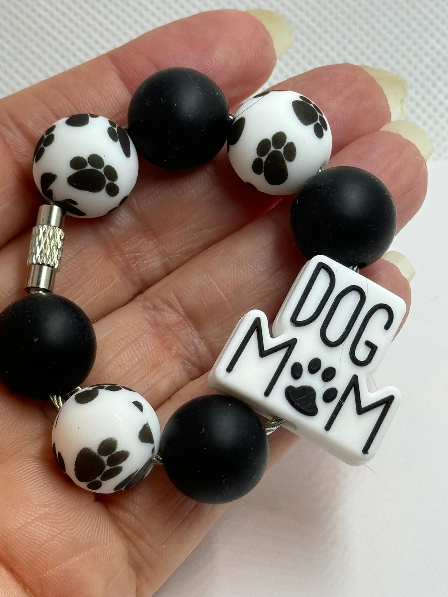 Dog Mom Cup Charm