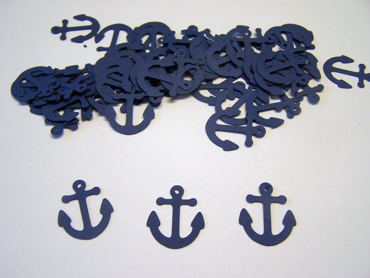 Navy Anchor Confetti Available in other colors
