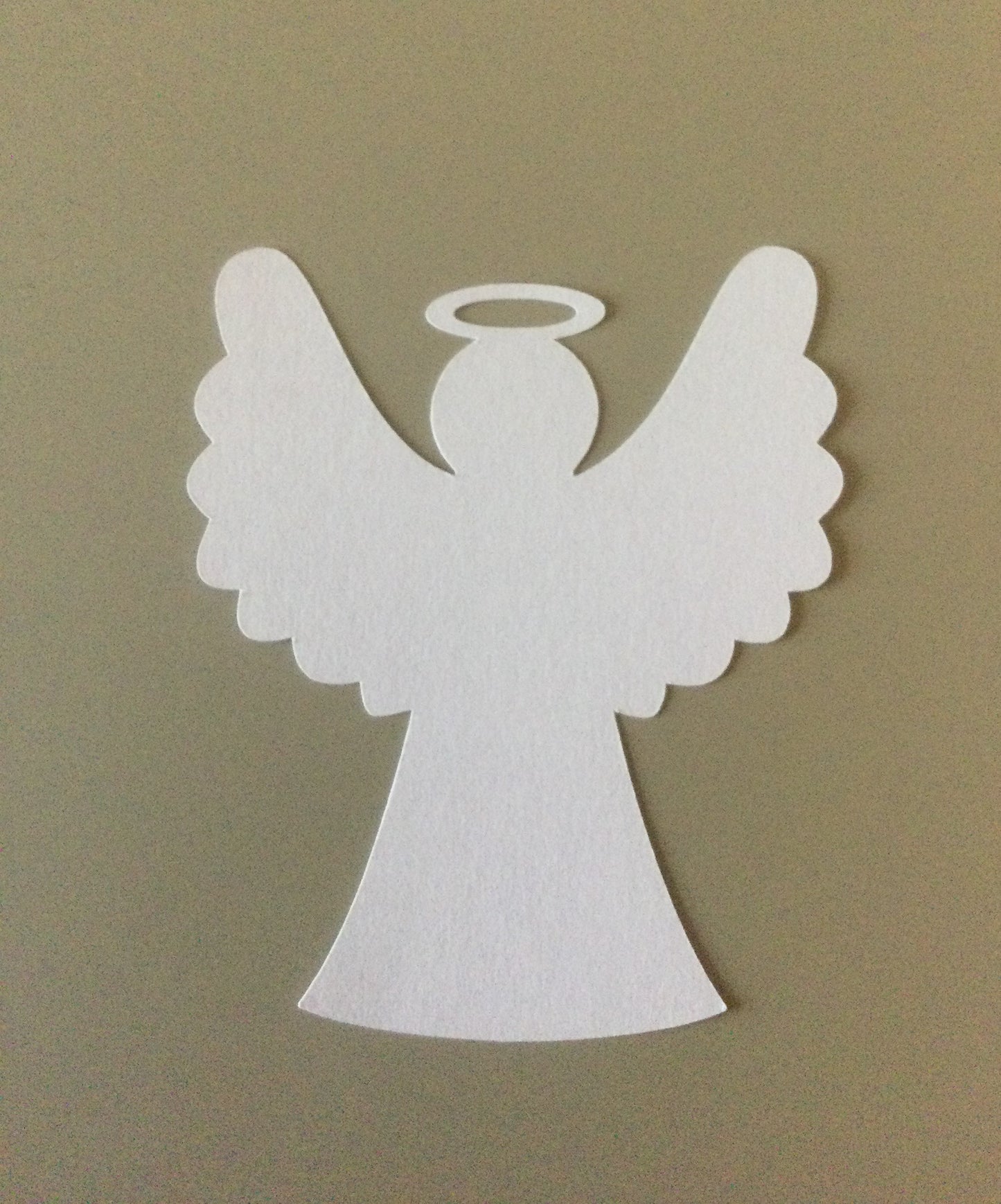 20 Cardstock Angel Cut Outs, 5 Inch Angels for Christmas Crafts, Angel Tree, Holiday DIY, Giving Tree Tags