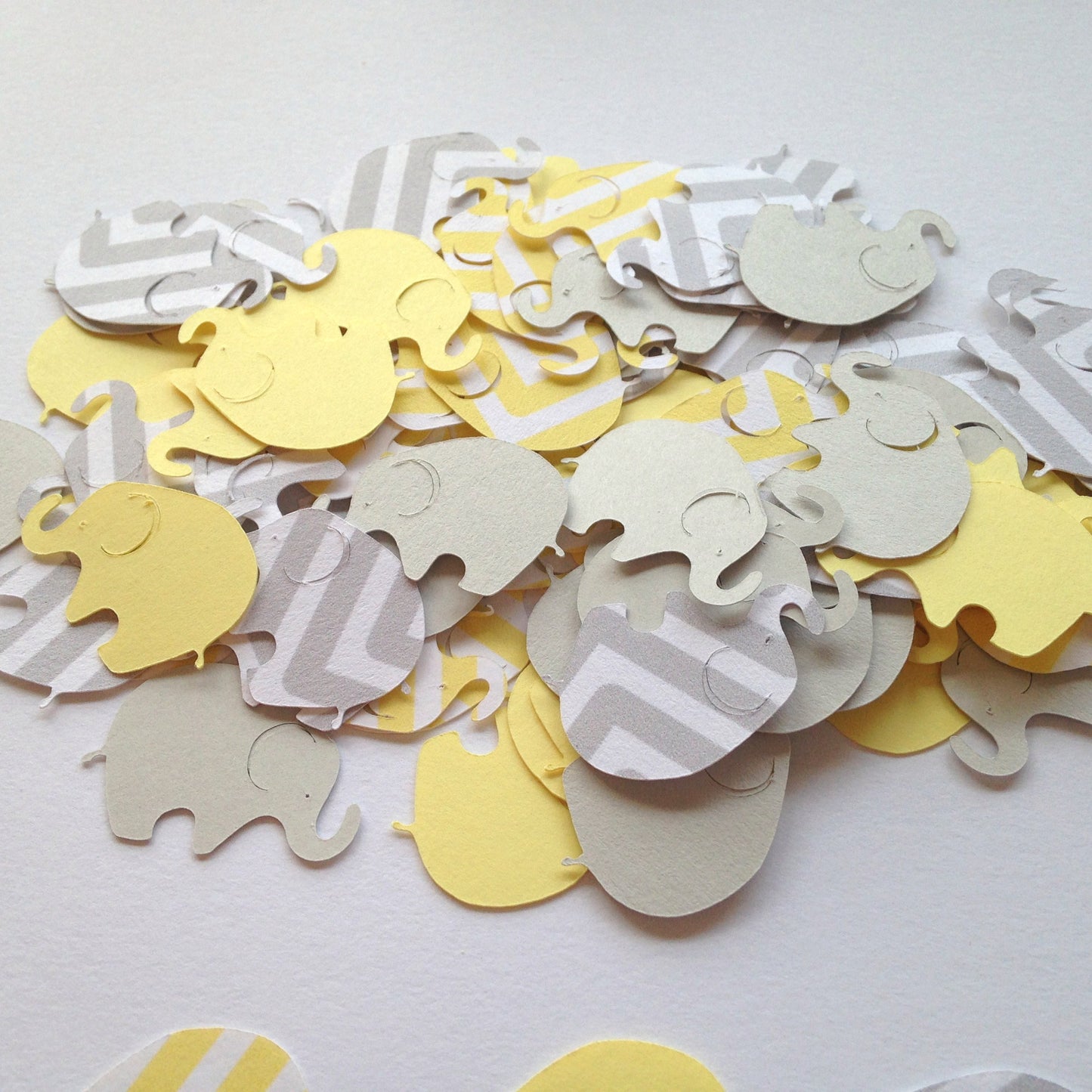 1 Inch Chevron Elephant Die Cuts – 100 Count – Choose Your Color