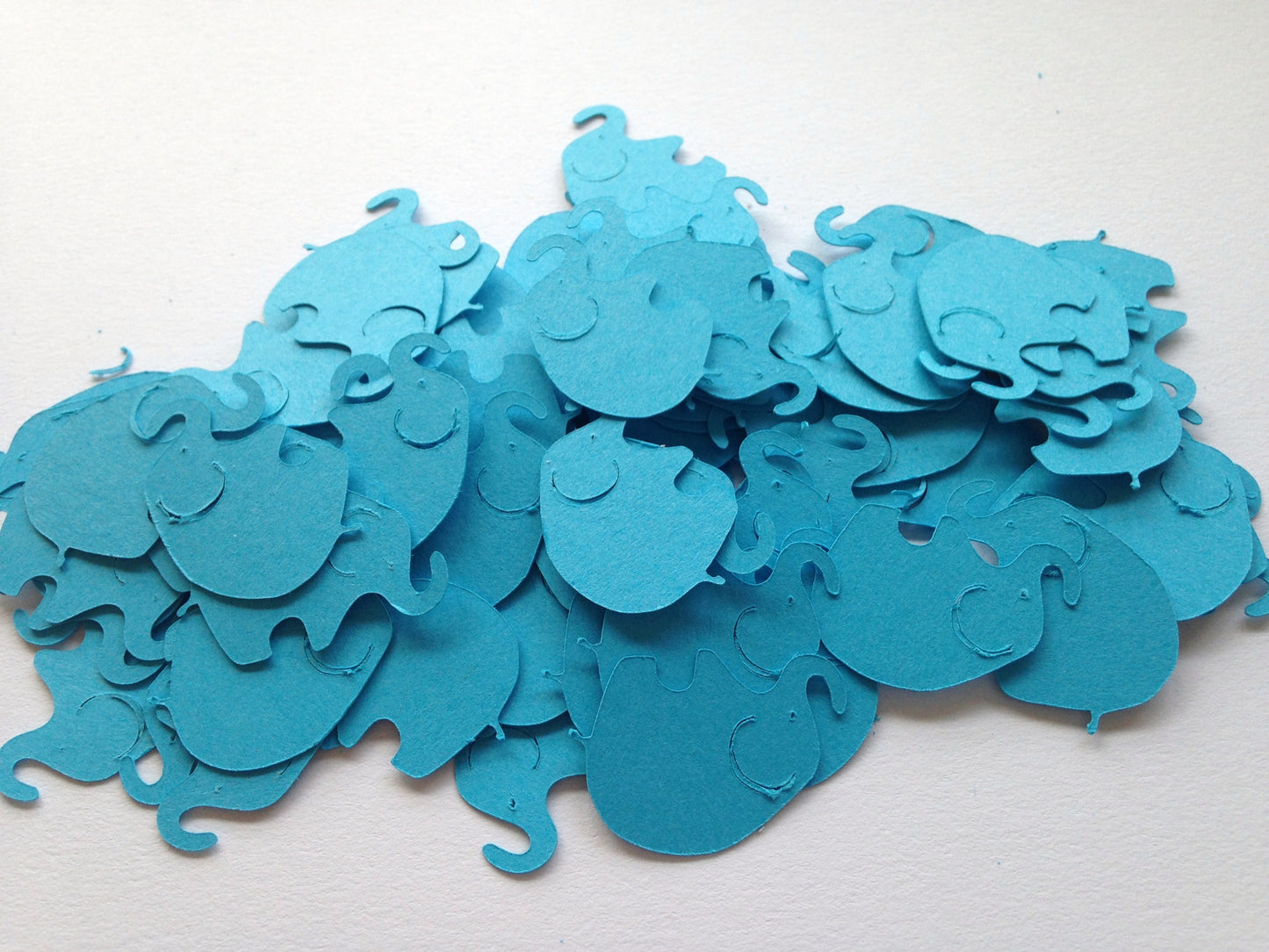 1 Inch Elephant Die Cuts – 100 Count – Choose Your Color