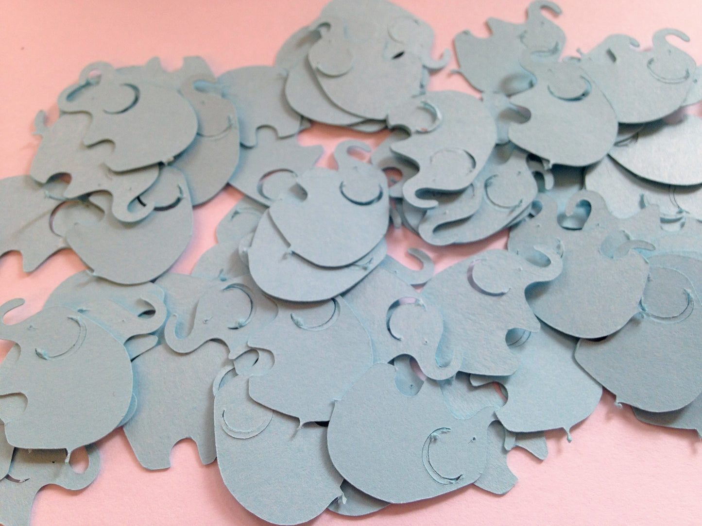 1 Inch Elephant Die Cuts – 100 Count – Choose Your Color