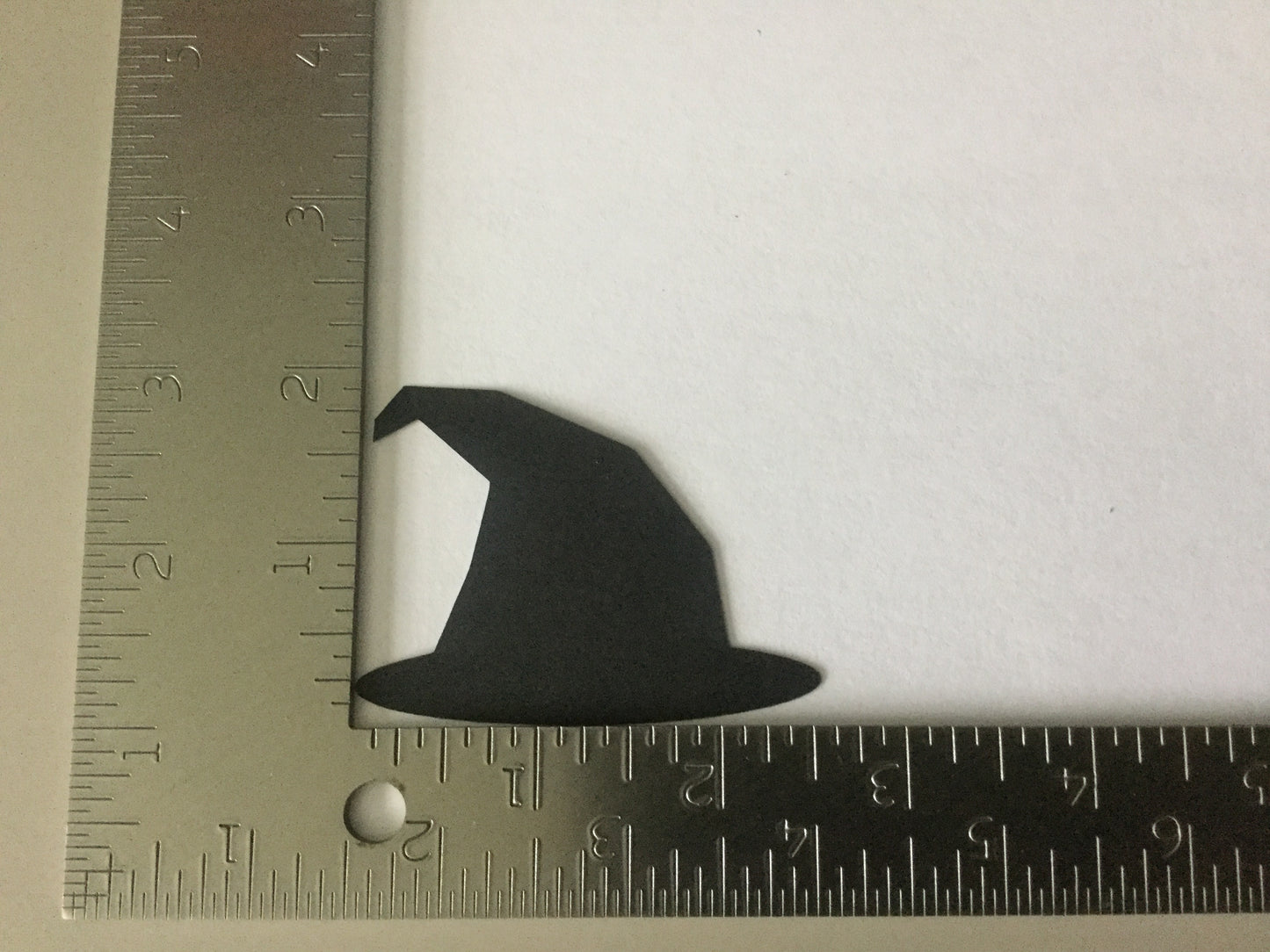 48 Black Witch Hat Die Cuts, Halloween Confetti, Witch Hat Cutouts, Halloween Party Decorations, Card Making, Scrapbook Embellishments