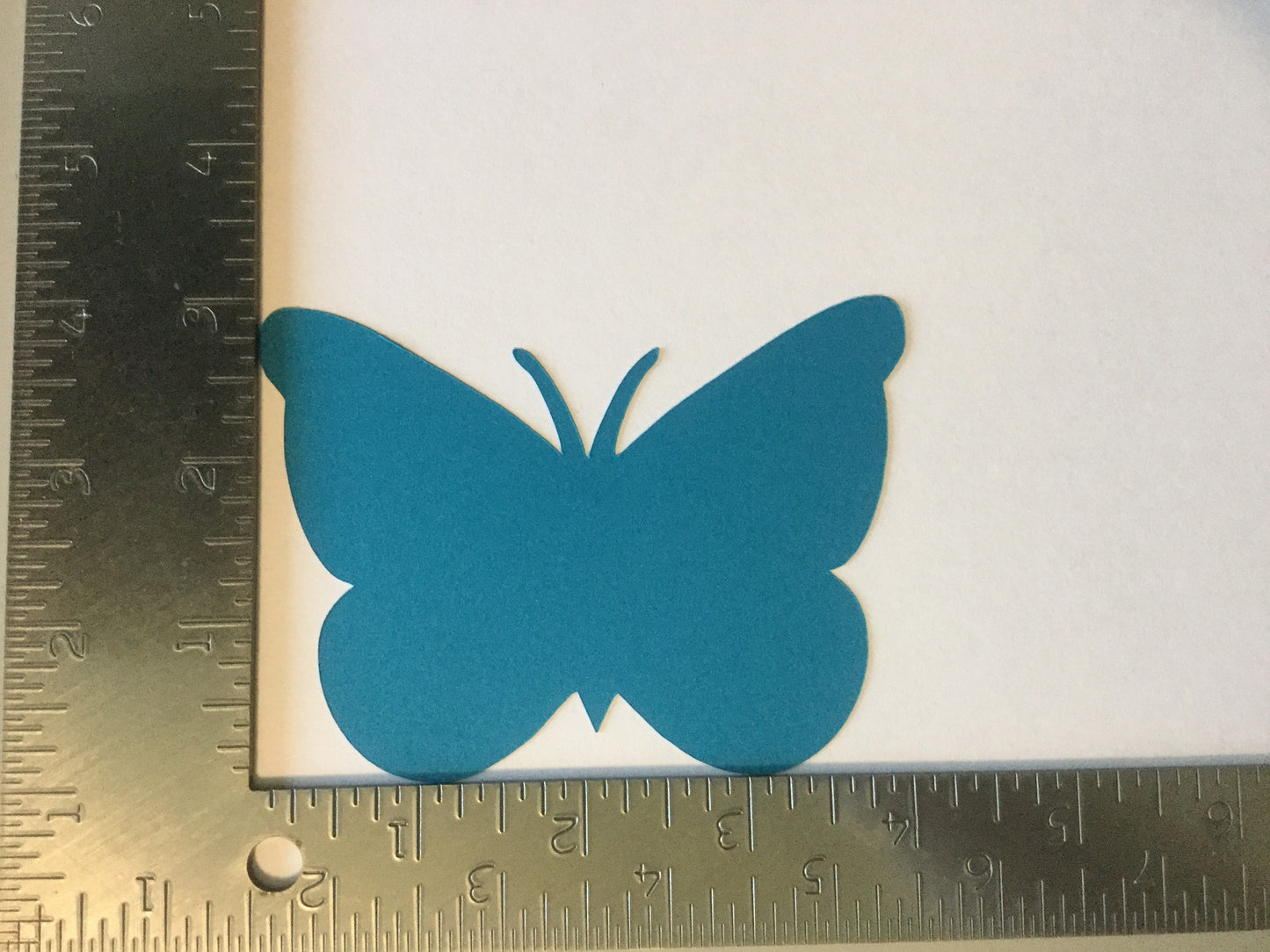 25 Blue & Green Butterfly Die Cuts – 3 x 4 Inch Cardstock Butterflies for Crafts, Parties & Scrapbooking