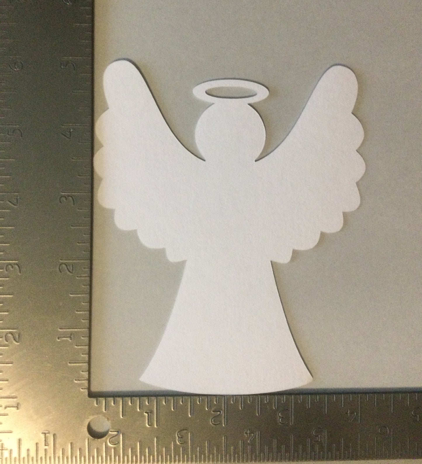 20 Cardstock Angel Cut Outs, 5 Inch Angels for Christmas Crafts, Angel Tree, Holiday DIY, Giving Tree Tags