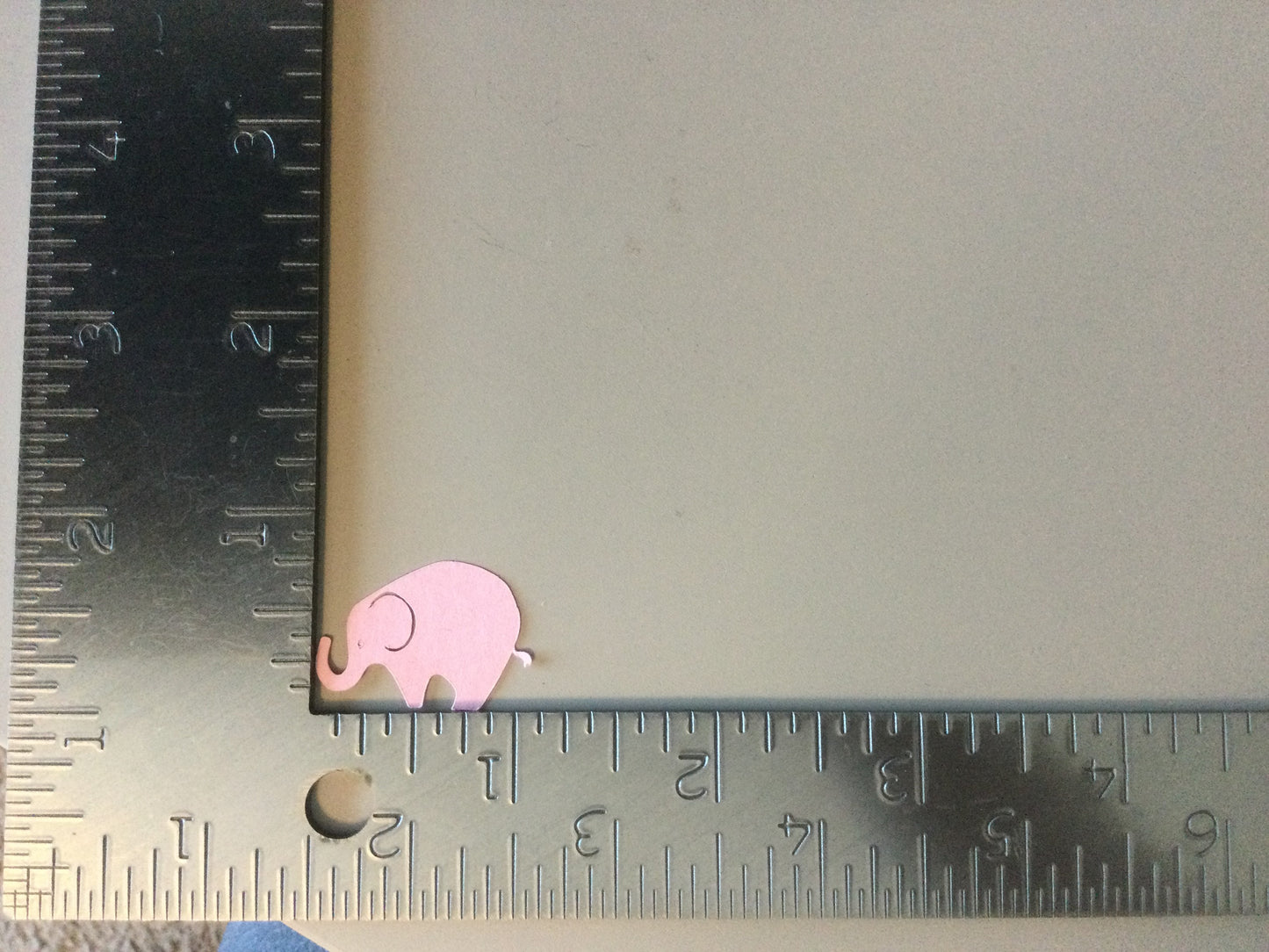 Pink Elephant Baby Shower Elephant Confetti Pink Gray White Elephant Elephant Cut Out Elephant Theme Elephant Birthday Elephant Die Cut