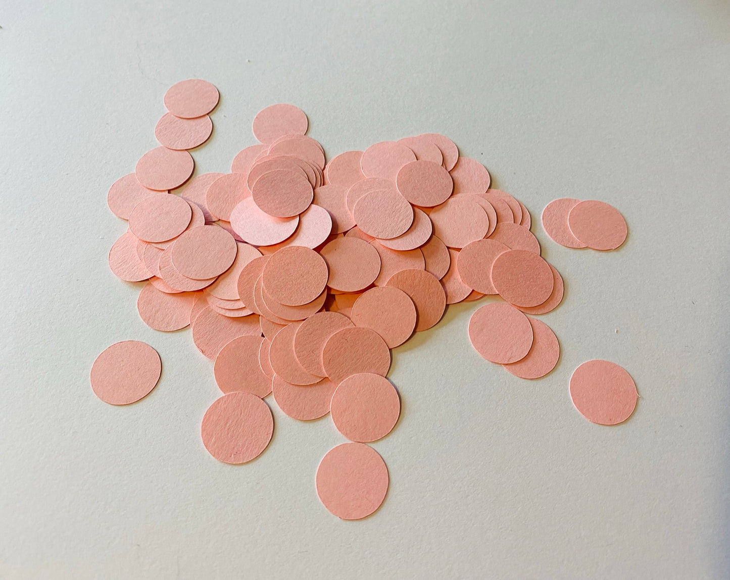 300 Paper Circle Confetti Die Cuts – 5/8 Inch – Pick Your Color