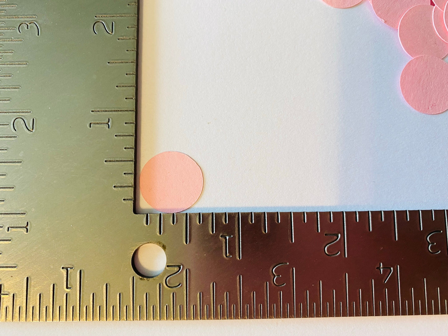 300 Paper Circle Confetti Die Cuts – 5/8 Inch – Pick Your Color