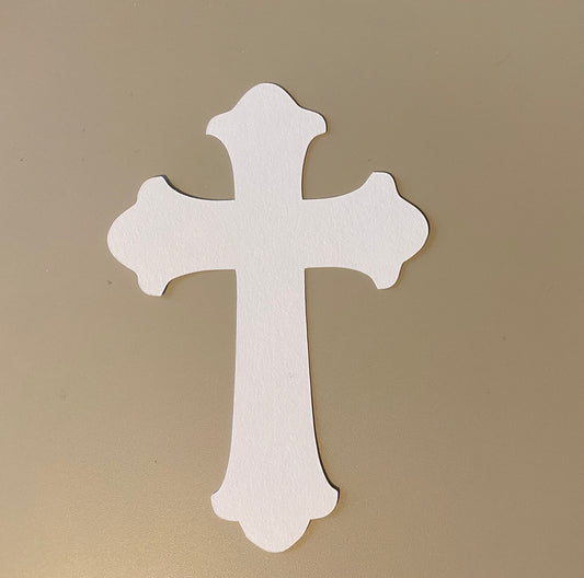 20 Paper Cross Die Cut 5 Inch Cross Cut Out Christmas Crafts Paper Cross Easter Cut Out