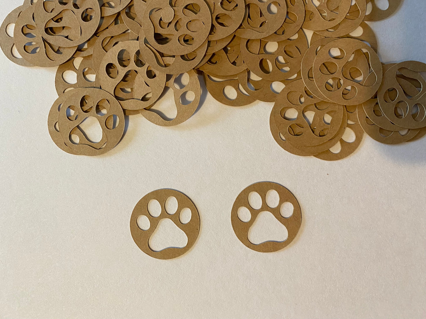 Paw Print Confetti Birthday Party 100 Pieces Dog Theme Animal Birthday Party