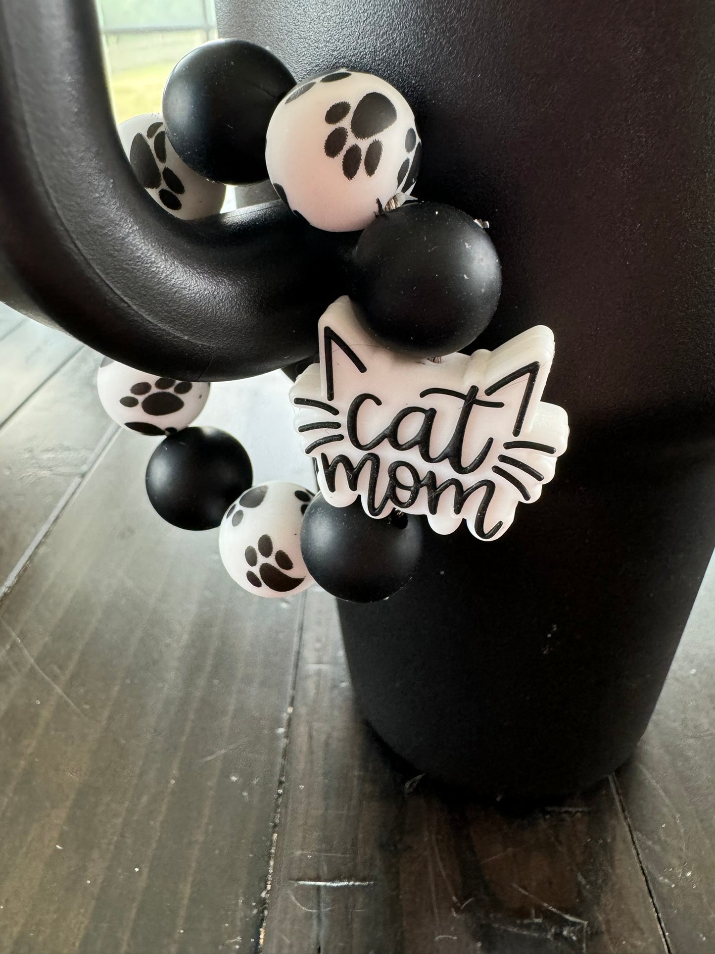 Cat Mom Cup Charm