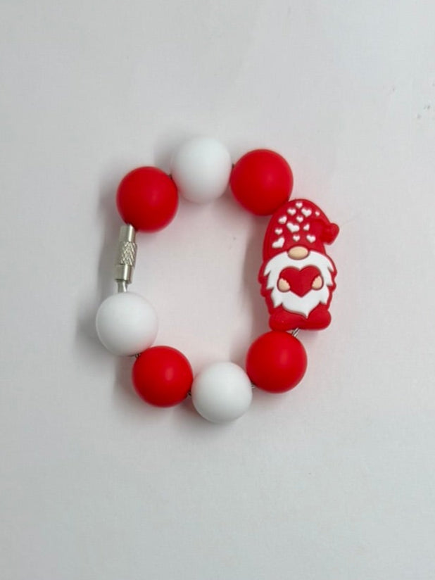 Gnome Heart Valentine Cup Charm