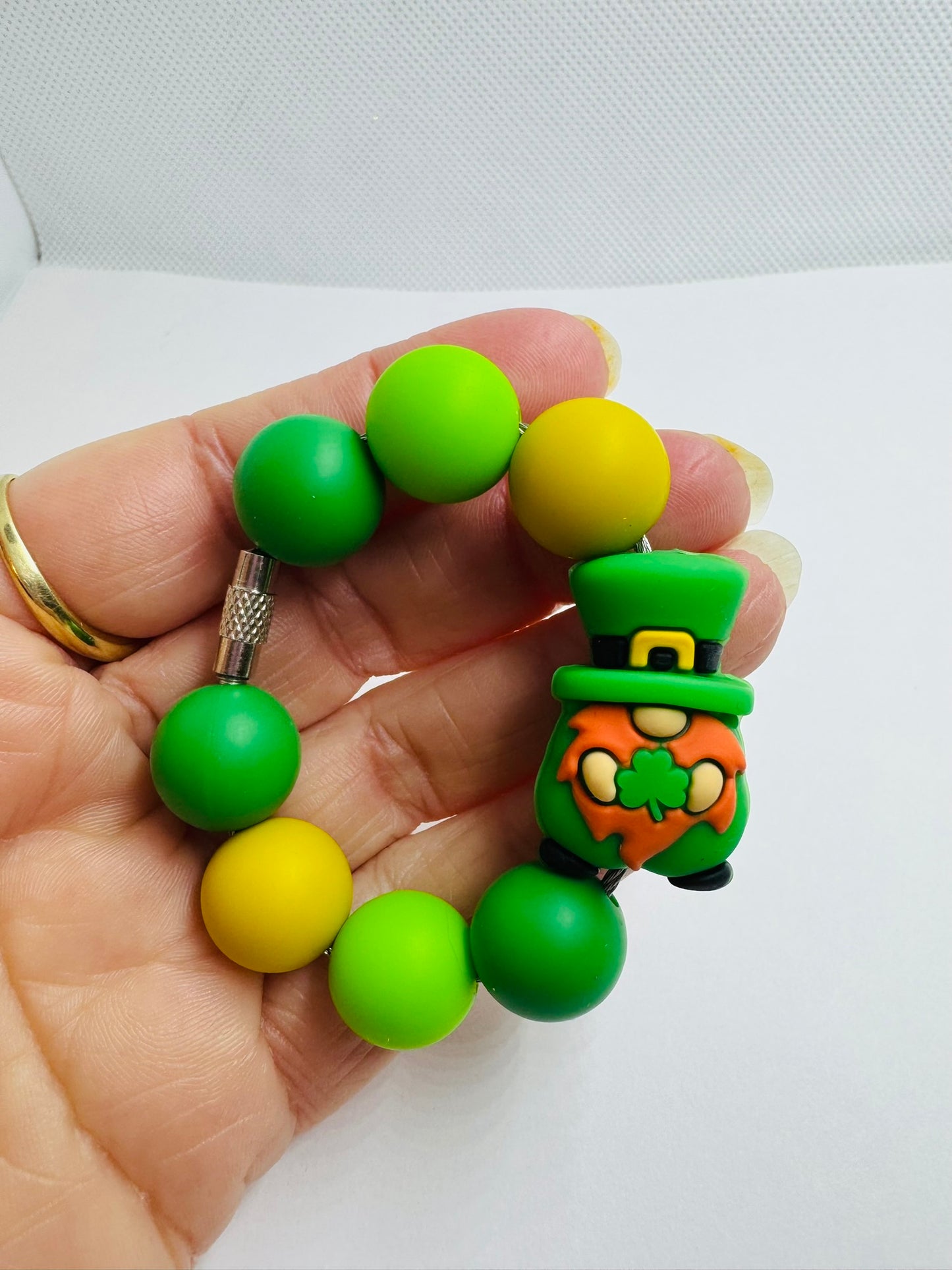 St Patrick's Day Leprechaun Cup Charm