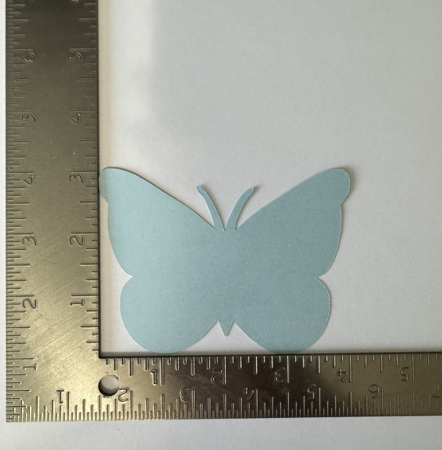 25 Pastel Blue 3x4 Inch Paper Butterfly Die cuts Cutout Confetti Embellishments Scrapbooking (Copy)