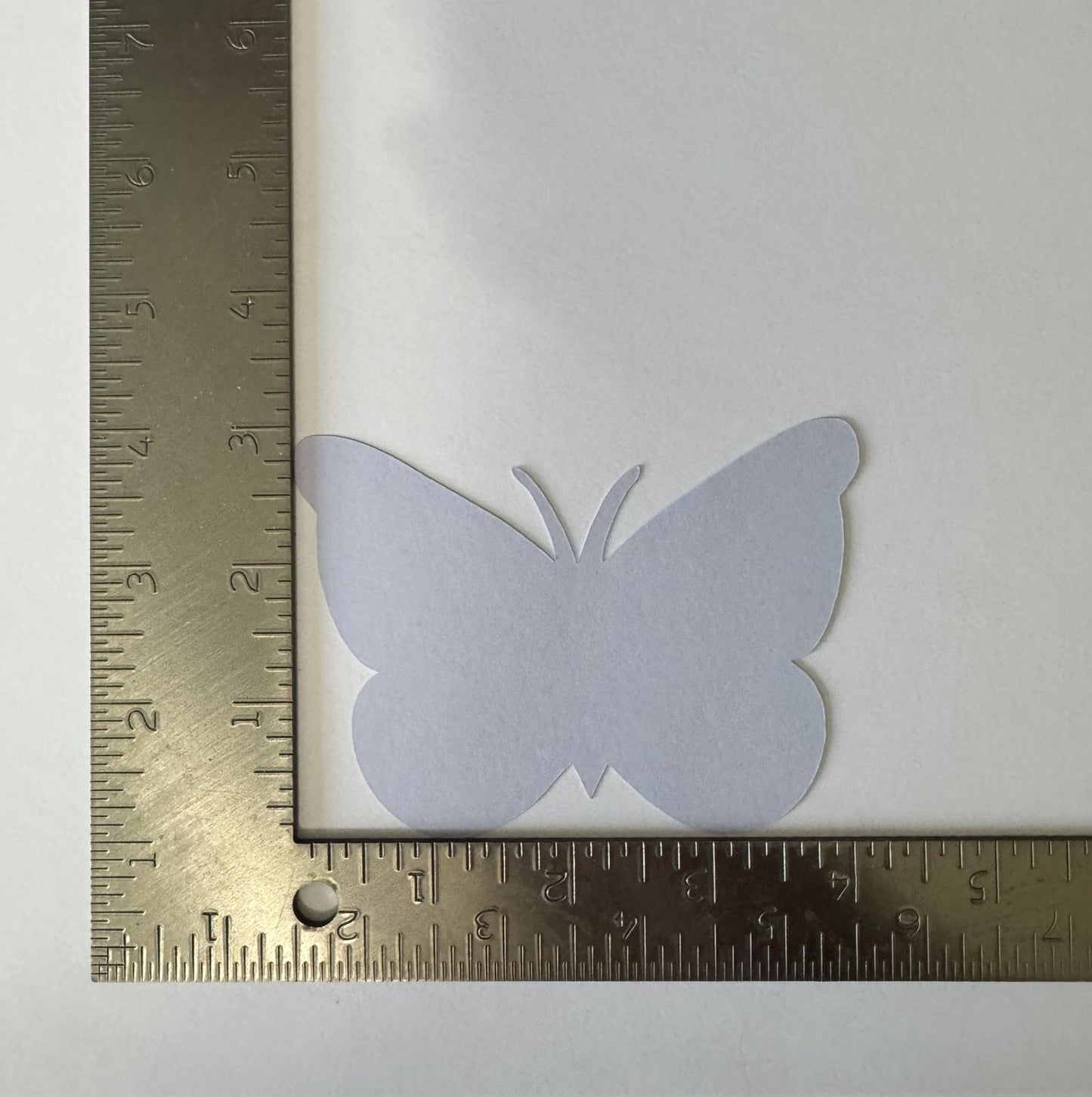 25 Pastel Purple 3x4 Inch Paper Butterfly Die cuts Cutout Confetti Embellishments Scrapbooking
