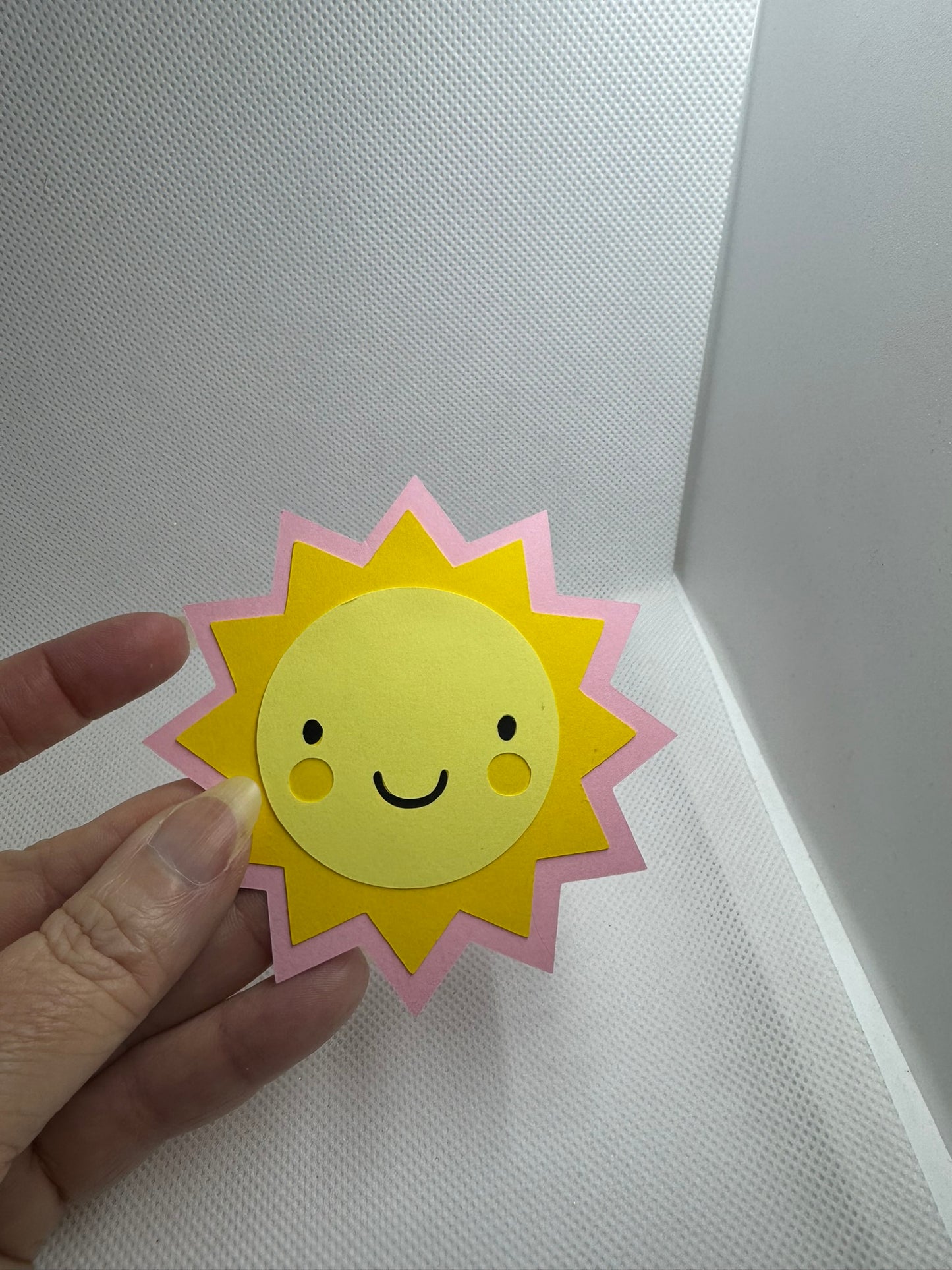 Smiling Sunshine Die Cuts – Set of 6 Paper Embellishments