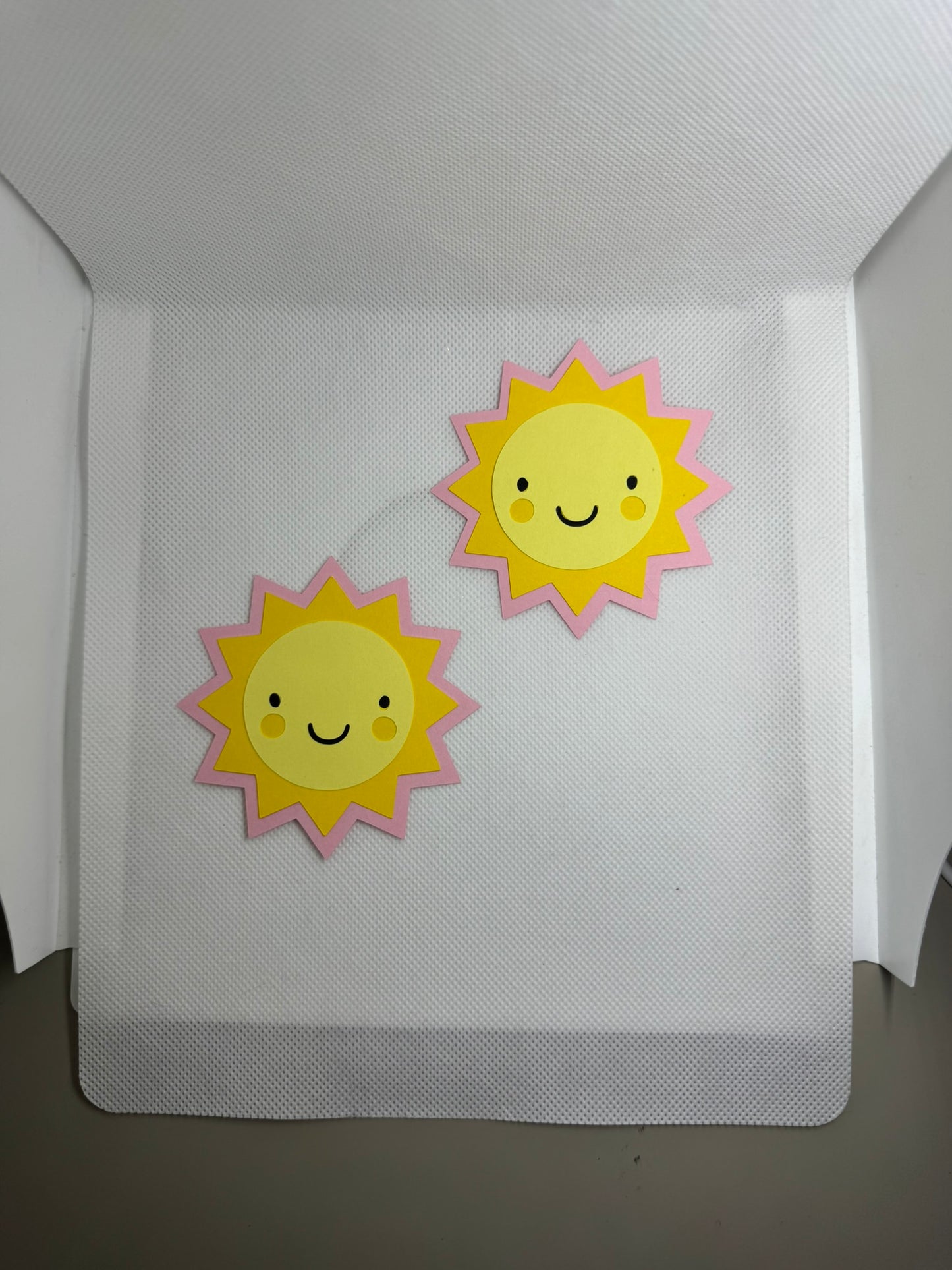 Smiling Sunshine Die Cuts – Set of 6 Paper Embellishments