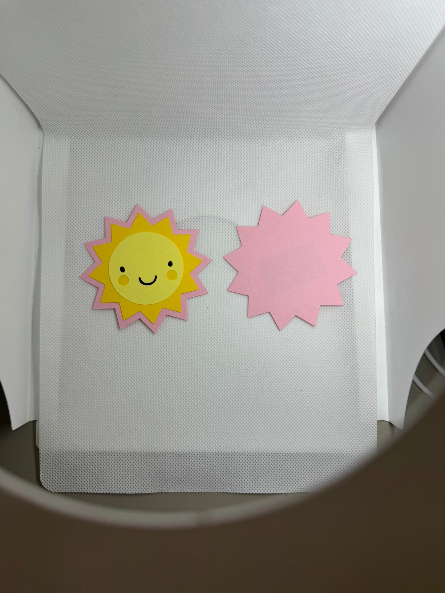 Smiling Sunshine Die Cuts – Set of 6 Paper Embellishments